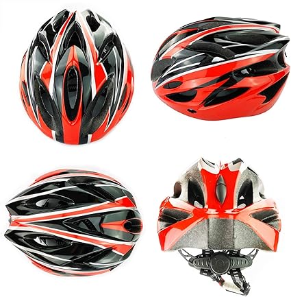 Adult Bike Helmet - One-Piece Adjustable Safety Protection for Mountain & Road Bikes