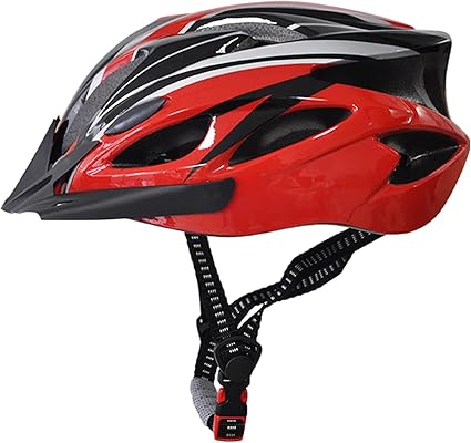 Adult Bike Helmet - One-Piece Adjustable Safety Protection for Mountain & Road Bikes