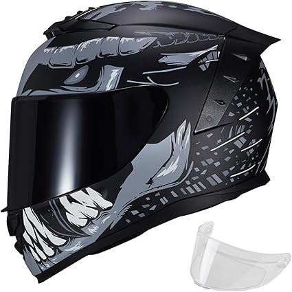 Motorcycle Helmets Full Face WS-611 Street Bike Motorbike Helmet for Adults Men Women DOT Approved