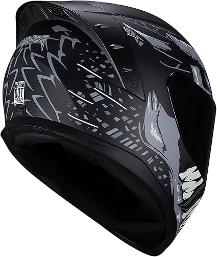 Motorcycle Helmets Full Face WS-611 Street Bike Motorbike Helmet for Adults Men Women DOT Approved